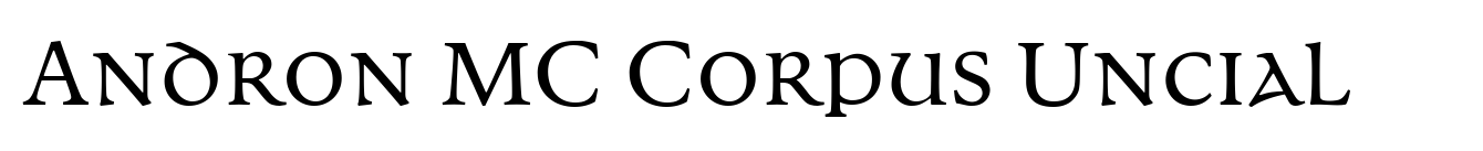 Andron MC Corpus Uncial